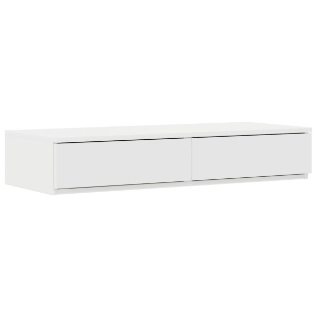 Ágy Fiókok Fehér 90x36,5x16,5 cm Mérnöki Fa - utánvéttel vagy ingyenes szállítással