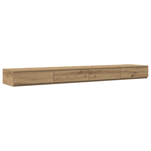Ágy Fiókok Mesteri Tölgy 180x36,5x16,5 cm Átstrukturált Fa - utánvéttel vagy ingyenes szállítással