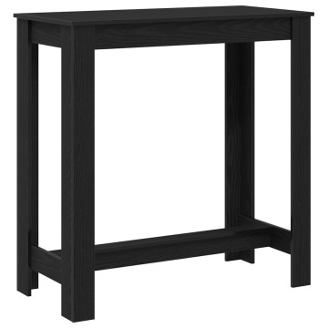 Fekete Tölgy Bárasztal 102x50x103,5 cm Mérnöki Fa - utánvéttel vagy ingyenes szállítással