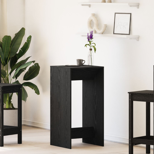 Bárasztal Fekete Tölgy 51x50x103,5 cm Műgyanta - utánvéttel vagy ingyenes szállítással