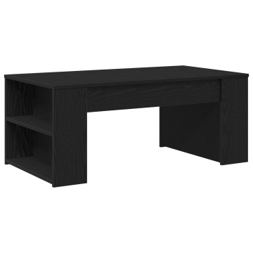 Dohányzóasztal Fekete tölgy 102x55x42 cm Mérnöki fa - utánvéttel vagy ingyenes szállítással