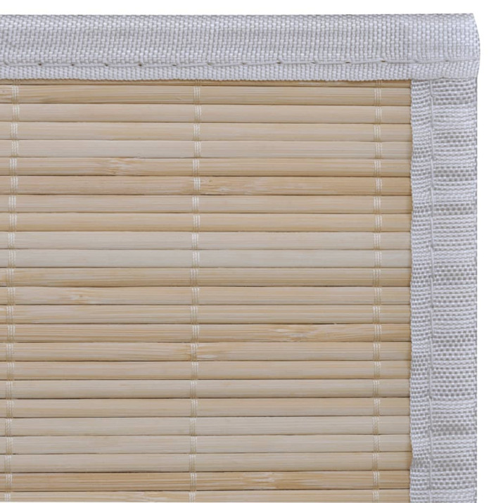 2 db téglalap alakú természetes bambuszszőnyeg 120 x 180 cm - utánvéttel vagy ingyenes szállítással