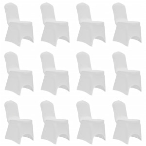 12 db fehér sztreccs székszoknya - utánvéttel vagy ingyenes szállítással