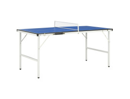 Kék pingpongasztal hálóval 152 x 76 x 66 cm - utánvéttel vagy ingyenes szállítással