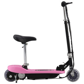 Rózsaszín elektromos roller üléssel 120 W - utánvéttel vagy ingyenes szállítással
