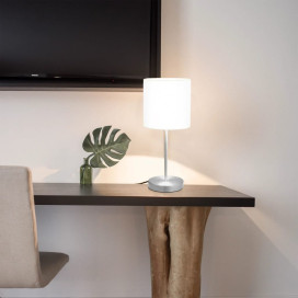 2 darab fehér asztali lámpa érintőgombbal E14 - utánvéttel vagy ingyenes szállítással