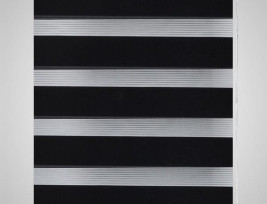 Zebra roló 80 x 150 cm Fekete - utánvéttel vagy ingyenes szállítással