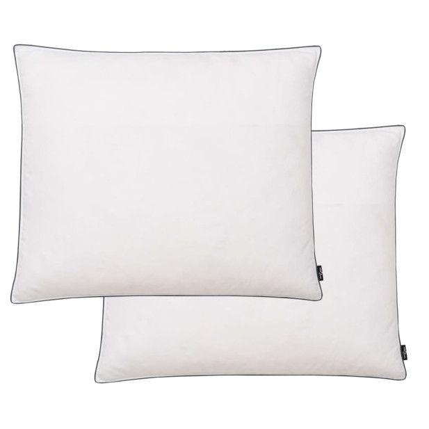2 db fehér toll- és pehelypárna 70 x 60 cm - utánvéttel vagy ingyenes szállítással