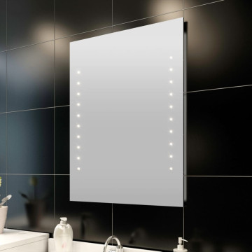 Fürdőszobatükör LED-fényekkel 60 x 80 cm (Ho x Ma) - utánvéttel vagy ingyenes szállítással