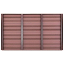 Barna WPC padlóelem szolárzuhanyhoz 101 x 63 x 5,5 cm - utánvéttel vagy ingyenes szállítással