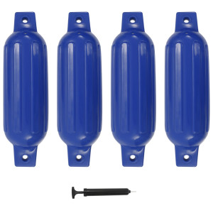 4 darab kék PVC hajóütköző 41 x 11,5 cm - utánvéttel vagy ingyenes szállítással