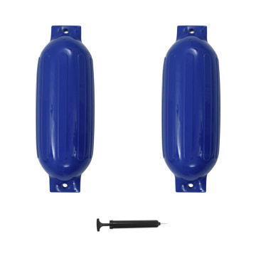 2 darab kék PVC hajóütköző 69 x 21,5 cm - utánvéttel vagy ingyenes szállítással