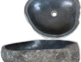 Ovális folyami kő mosdókagyló 46-52 cm - utánvéttel vagy ingyenes szállítással