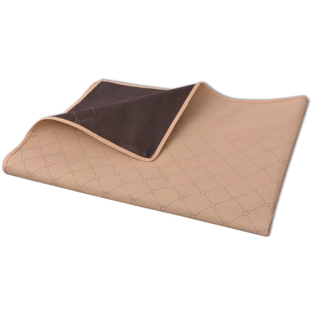 Piknik takaró 100x150 cm bézs és barna - utánvéttel vagy ingyenes szállítással