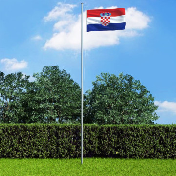 Horvát zászló 90 x 150 cm - utánvéttel vagy ingyenes szállítással