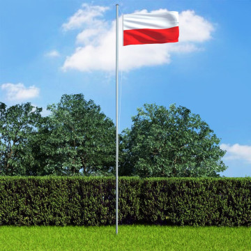Lengyel zászló 90 x 150 cm - utánvéttel vagy ingyenes szállítással