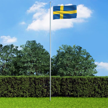 Svéd zászló 90 x 150 cm - utánvéttel vagy ingyenes szállítással