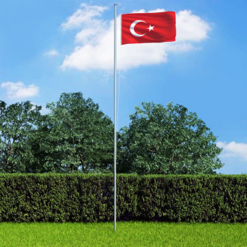 Török zászló 90 x 150 cm - utánvéttel vagy ingyenes szállítással