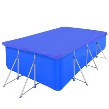 Négyszögletes PE medencetakaró 90 g/m² 394 x 207 cm - utánvéttel vagy ingyenes szállítással