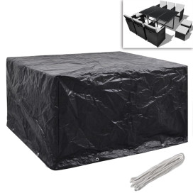 2 db védőhuzat 6 személyes polyrattan szetthez 172 x 113 cm - utánvéttel vagy ingyenes szállítással