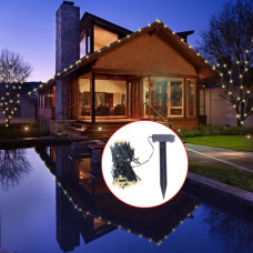 LED Solar Fények Meleg Fehér Karácsonyi Dekoráció - utánvéttel vagy ingyenes szállítással