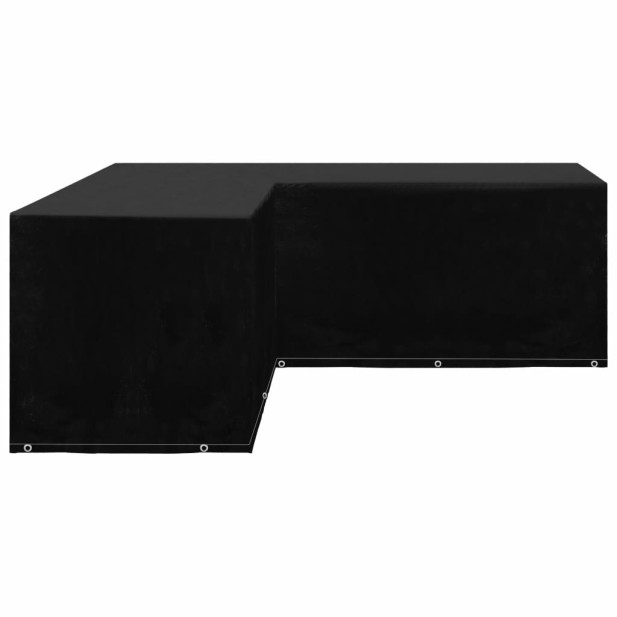 L-alakú kerti bútor huzat 12 fűzőlyukkal 250 x 250 x 90 cm - utánvéttel vagy ingyenes szállítással