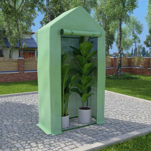 0,5 m²-es acélvázas melegház 1 x 0,5 x 1,9 m - utánvéttel vagy ingyenes szállítással