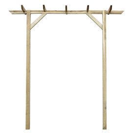 Fa kerti pergola 200 x 40 x 205 cm - utánvéttel vagy ingyenes szállítással