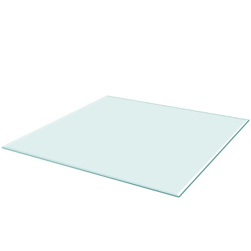 Edzett üveg asztallap négyszögletes 700x700 mm - utánvéttel vagy ingyenes szállítással
