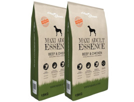 2 db „Maxi Adult Essence Beef & Chicken” prémium kutyatáp 30 kg - utánvéttel vagy ingyenes szállítással