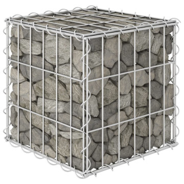 Kocka alakú acélhuzal gabion magaságyás 30 x 30 x 30 cm - utánvéttel vagy ingyenes szállítással