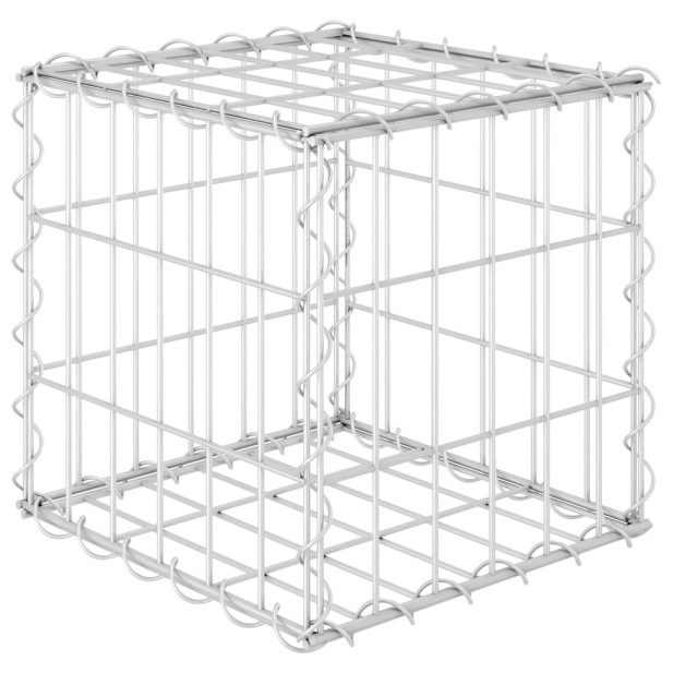 Kocka alakú acélhuzal gabion magaságyás 30 x 30 x 30 cm - utánvéttel vagy ingyenes szállítással