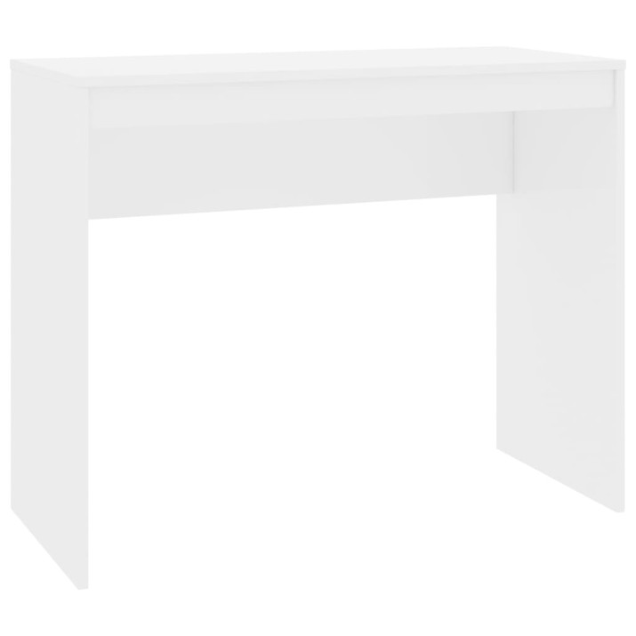 Magasfényű fehér forgácslap íróasztal 90 x 40 x 72 cm - utánvéttel vagy ingyenes szállítással