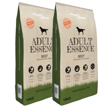 2 db „Adult Essence Beef” prémium száraz kutyatáp 30 kg - utánvéttel vagy ingyenes szállítással