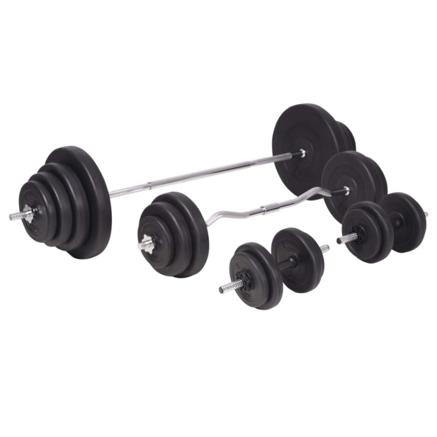 Egykezes és kétkezes súlyzókészlet 120 kg - utánvéttel vagy ingyenes szállítással
