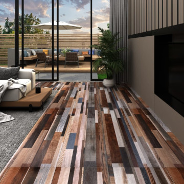 Többszínű nem öntapadó PVC padlóburkoló lapok 2 mm 5,26 m² - utánvéttel vagy ingyenes szállítással