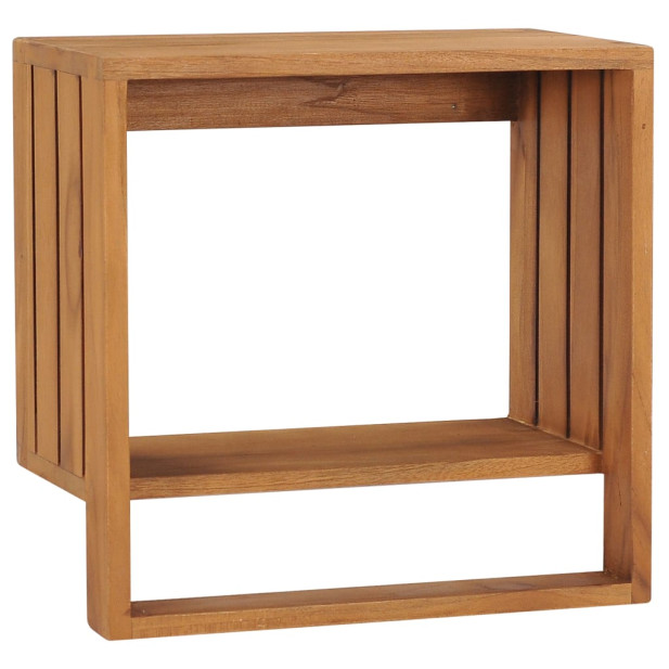 Tömör tíkfa falra szerelhető törölközőtartó 35 x 20 x 35 cm - utánvéttel vagy ingyenes szállítással