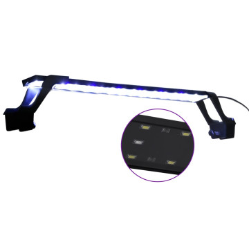 Kék és fehér LED-lámpa akváriumhoz szorítókkal 55 - 70 cm - utánvéttel vagy ingyenes szállítással