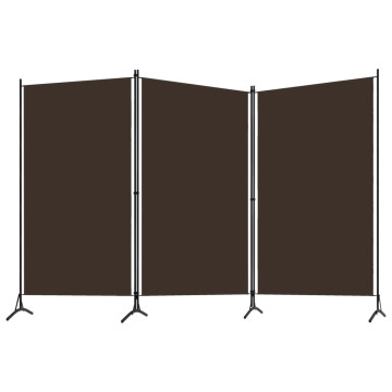 Barna 3 paneles paraván 260 x 180 cm - utánvéttel vagy ingyenes szállítással
