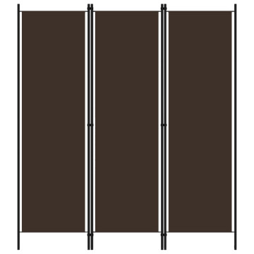 Barna 3 paneles paraván 150 x 180 cm - utánvéttel vagy ingyenes szállítással