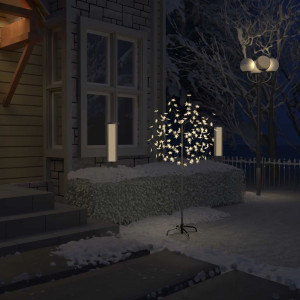 Cseresznyevirágos karácsonyfa 120 db meleg fehér LED-del 150 cm - utánvéttel vagy ingyenes szállítással