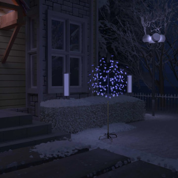 Cseresznyevirágos karácsonyfa 120 db kék LED-del 150 cm - utánvéttel vagy ingyenes szállítással