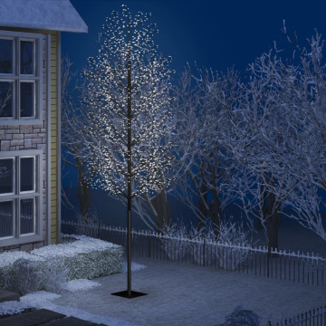 Cseresznyevirágos karácsonyfa 2000 db hideg fehér LED-del 500cm - utánvéttel vagy ingyenes szállítással
