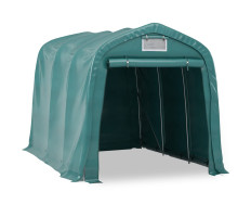 Zöld PVC sátorgarázs 2,4 x 3,6 m - utánvéttel vagy ingyenes szállítással