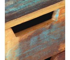 Tömör újrahasznosított fa íróasztal 118 x 48 x 75 cm - utánvéttel vagy ingyenes szállítással