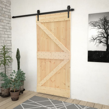 Tömör fenyőfa ajtó 80 x 210 cm - utánvéttel vagy ingyenes szállítással