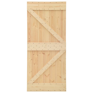 Tömör fenyőfa ajtó 80 x 210 cm - utánvéttel vagy ingyenes szállítással