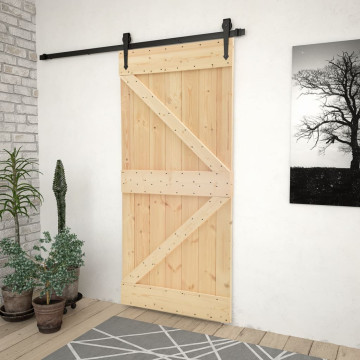 Tömör fenyőfa ajtó 90 x 210 cm - utánvéttel vagy ingyenes szállítással