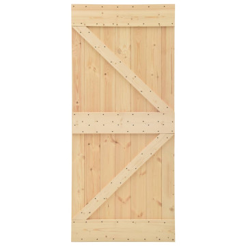 Tömör fenyőfa ajtó 90 x 210 cm - utánvéttel vagy ingyenes szállítással