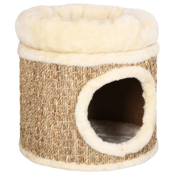 Tengerifű macskaház luxus párnával 33 cm - utánvéttel vagy ingyenes szállítással